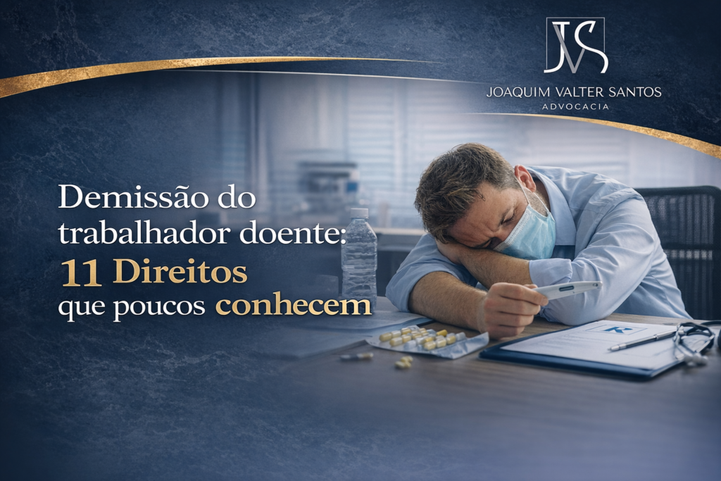 Demissão do trabalhador doente: 11 Direitos que poucos conhecem.