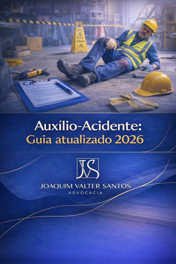 Auxílio- Acidente: Guia atualizado 2026. 